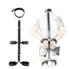 Adjustable Black SM Hand and Foot SM Doggy Shackles Back-to-Back Restraints, Restraints, Restraints, Belt, Style, Restraints, (Black)