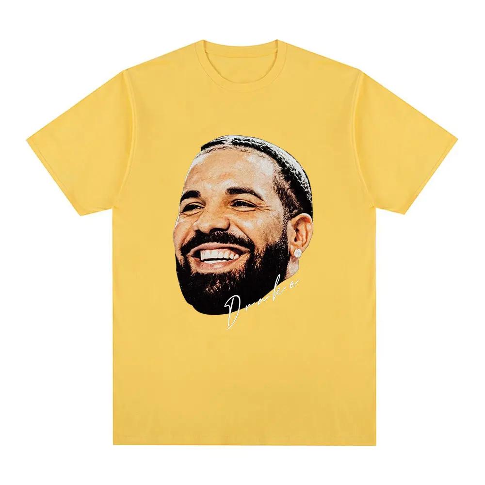 Hip Hop Rapper Drake Graphic T Shirt Vintage Gothic Oversized Short Sleeve T-shirt Casual Cotton T-shirts Streetwear Unisex