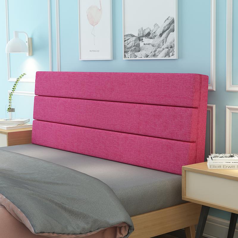 Husă modernă, moale, de culoare solidă, pernă din burete, detașabilă, lavabilă, în talie, pernă, husă pentru capul de pat