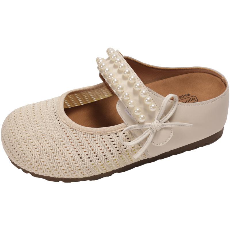 Thick-soled inner height-increasing Birkenstocks Bohemian bag head half slippers women's summer wear 2025 new one-pedal sandals