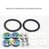 Jdm Car Modified Hex Fasteners Fender Washer Front/Rear Bumper Engine Concave Screws Fender Washer License Plate Bolts Styling