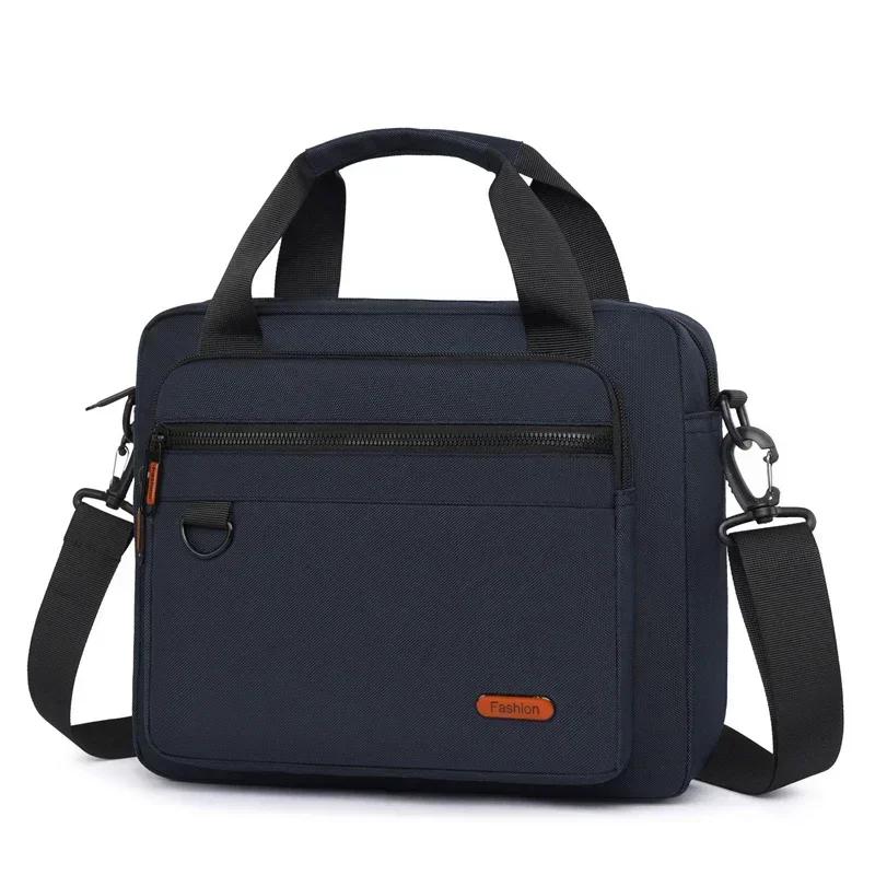 New solid Oxford zipper casual crossbody bags versatile commuting business bags multi-layer wallet shoulder bags