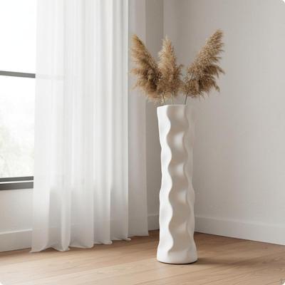 Imitacja Ceramicznego Wazonu Lekki Dekoracyjny Kwiat Odporny na Stłuczenia Dekoracja Domowa dla