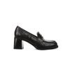Retro Minimalist Niche Platform Thick-soled High-heeled Shoes for Women, Leather Shoes
