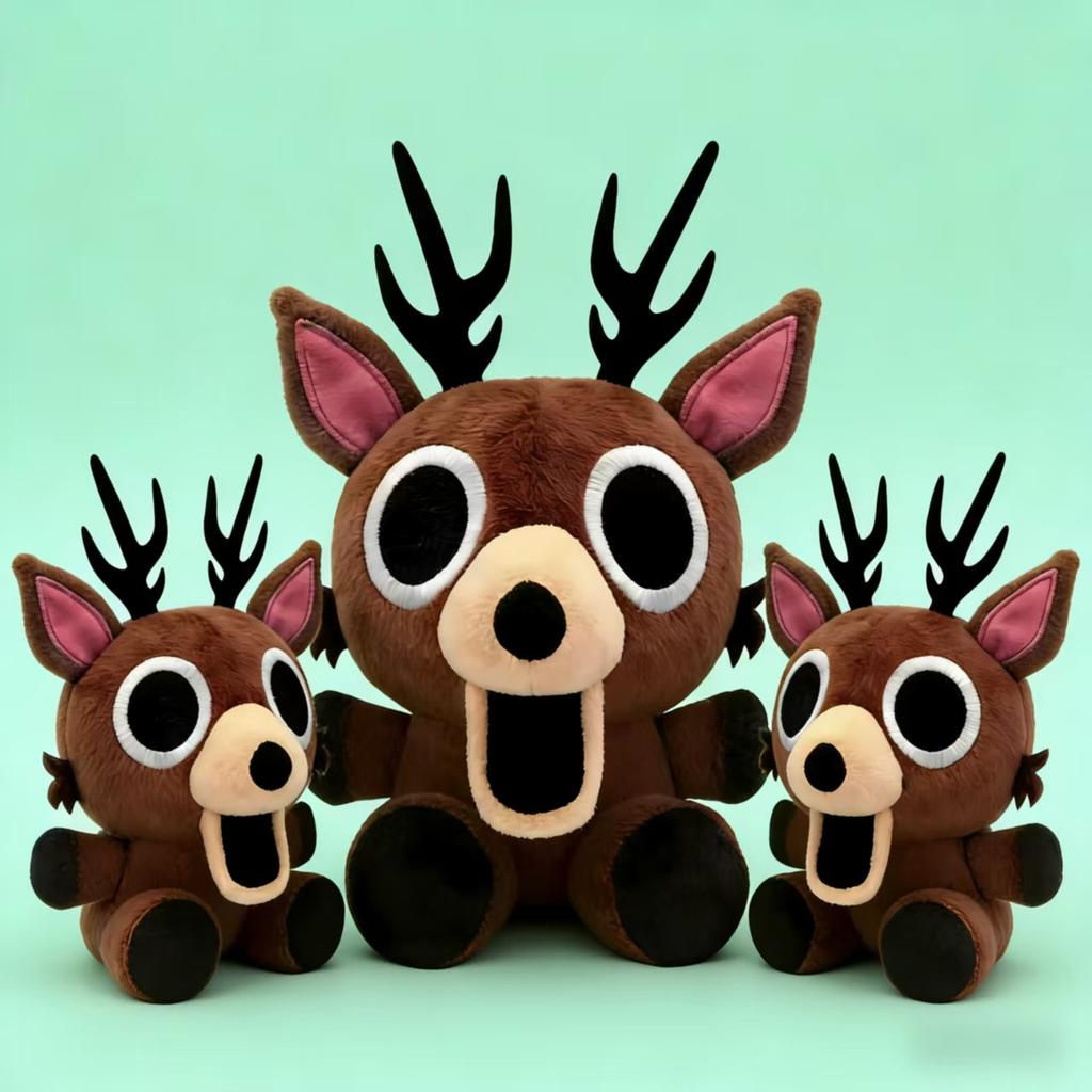 2026_Neu auf Lager 99 Nächte Hirsch Plüschtier 99 Nächte Im Wald Anime Merchandise Spielzeug Halloween Weihnachtsgeschenk#