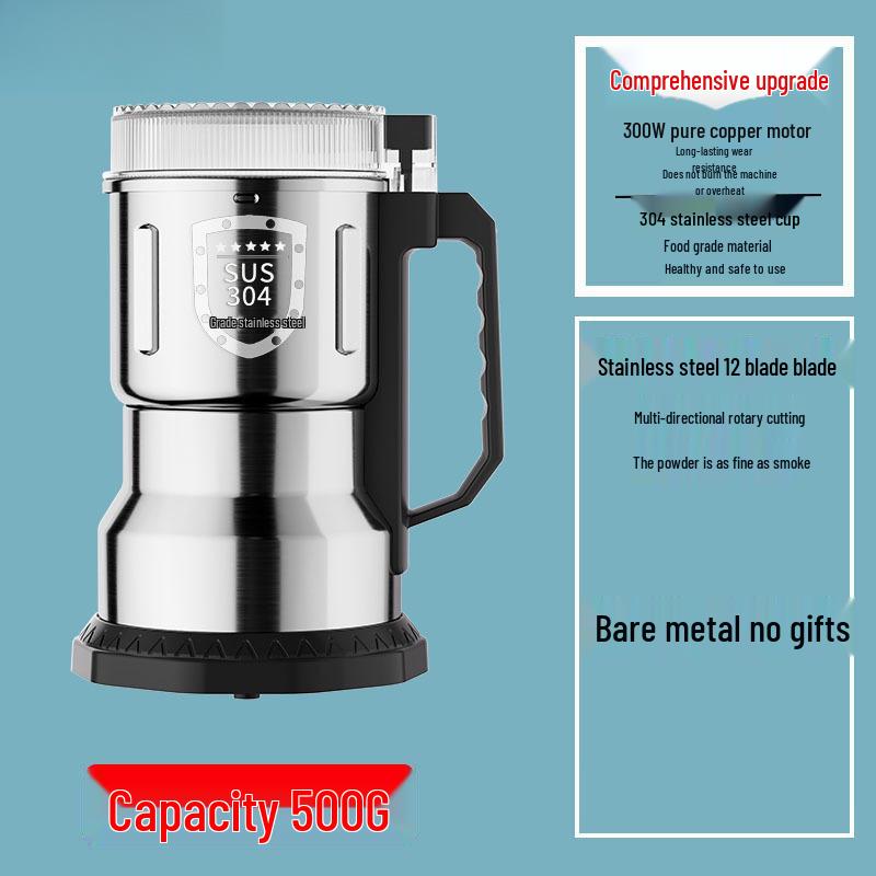 Flagship Electric Household Multi-Functional Stainless Steel Grain and Cereal Grinder