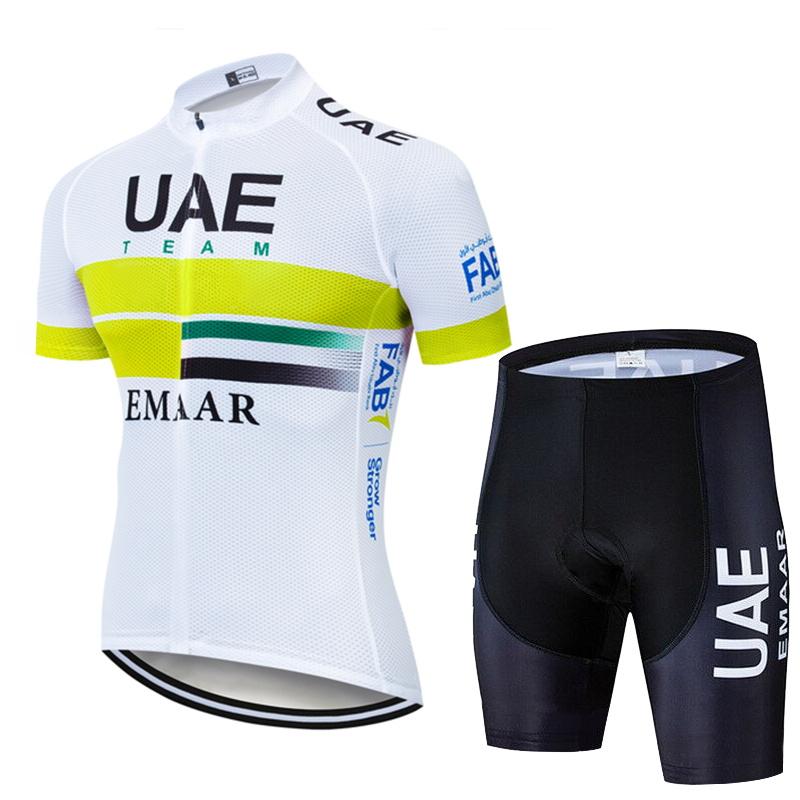 Cycling Suit Summer Men's Road Bike Short Sleeved Set Breathable Quick Drying Cycling Jersey with Sponge Cushion Bib