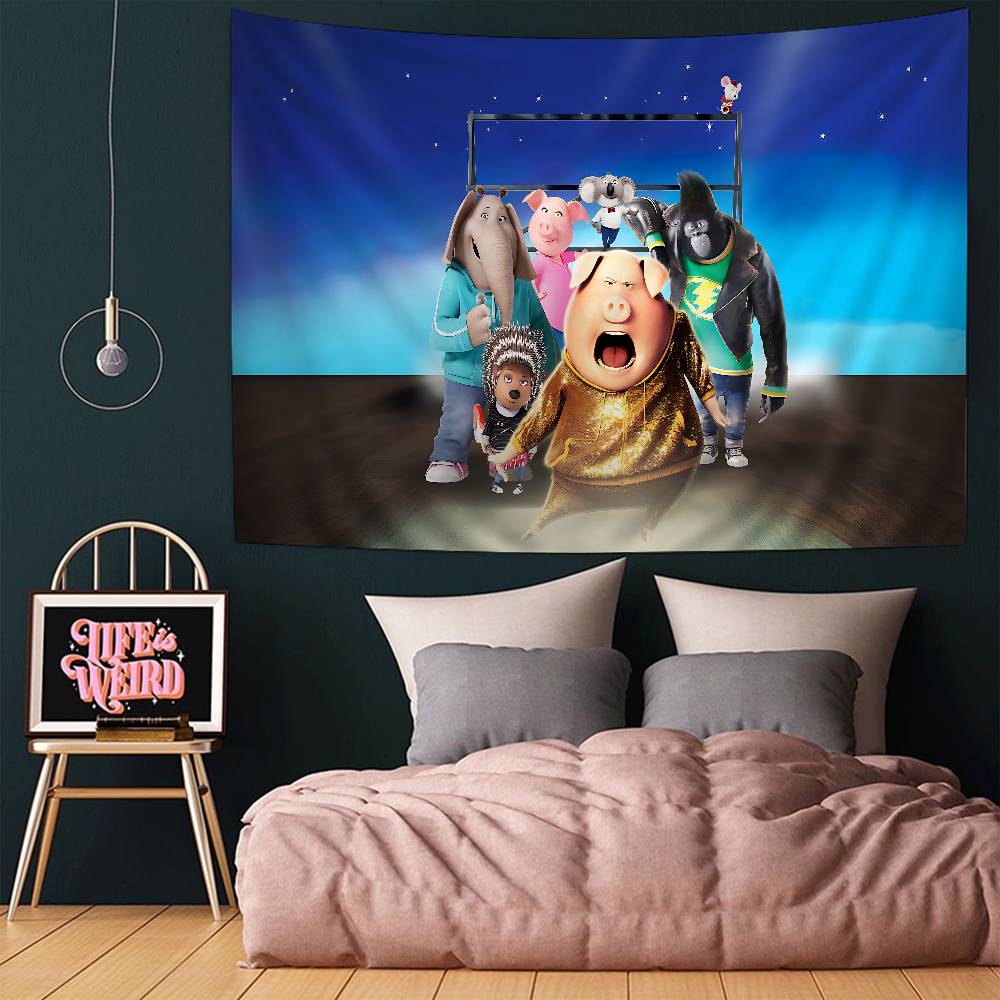 SSing 2 Movie Chart Tapestry Home Decoration Hippie Bohemian Decoration Divination Wall Hanging Home Decor