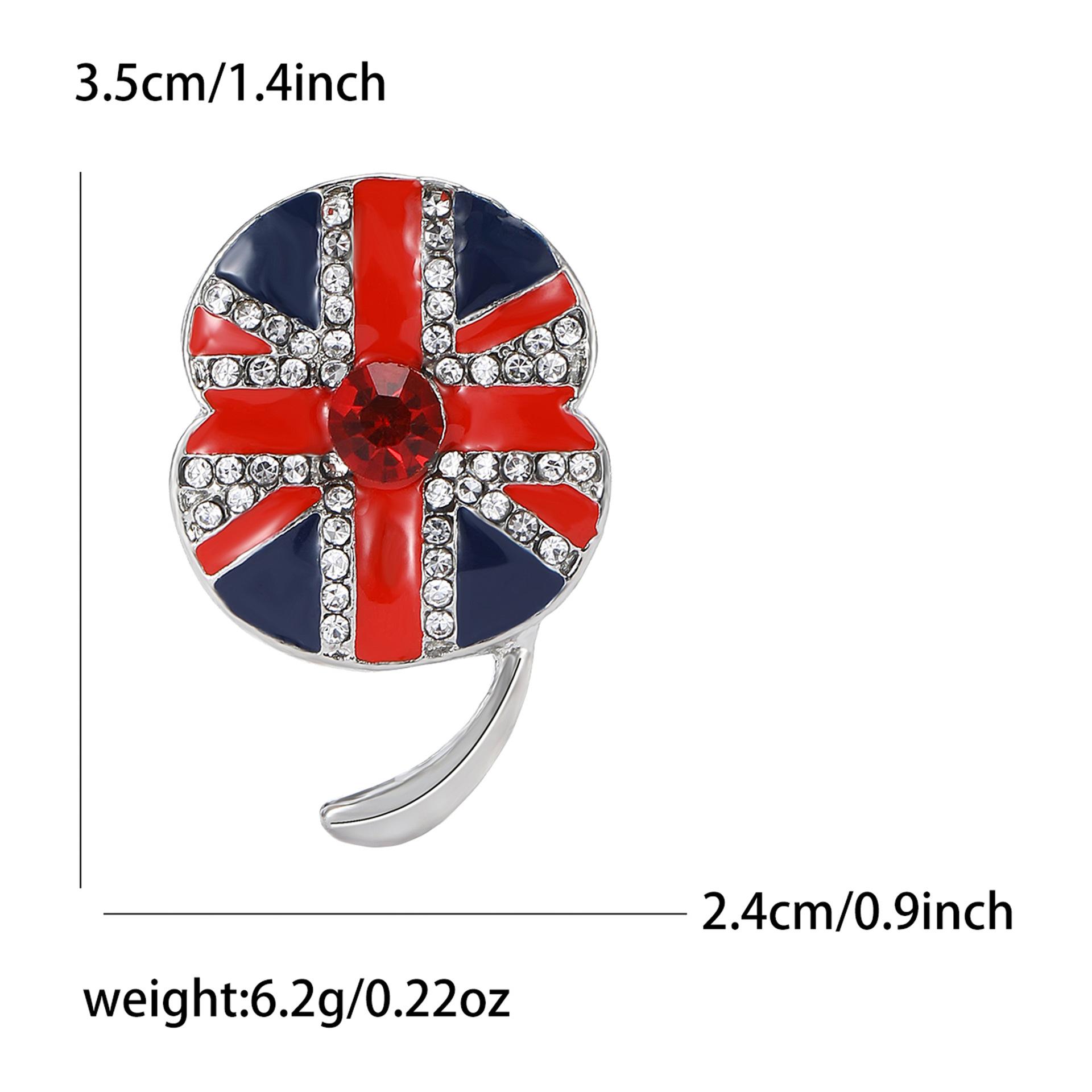 

Модная эмалевая брошь в виде мака из сплава, креативная универсальная булавка для украшения мужского и женского костюма, пальто, корсажа