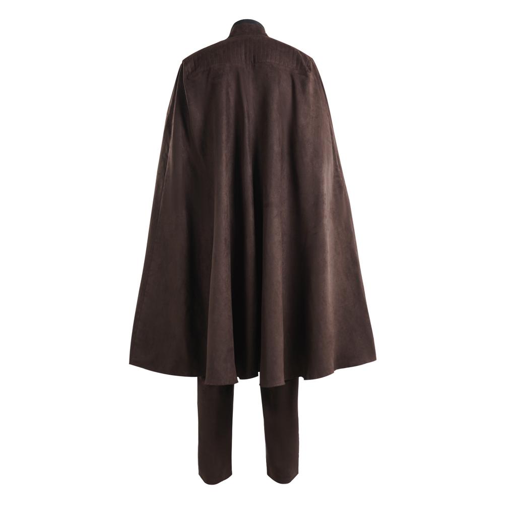 Dooku Movie Count Cosplay Costume Full Sets Brown Uniform Suits For Adult Outfit Carnival Party Performance Clothes Roleplay