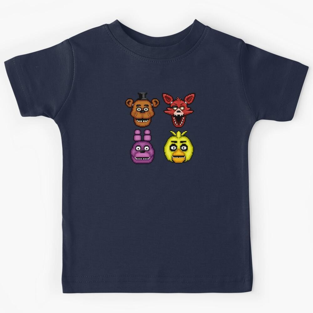 Five Nights at Freddy s 1 - Pixel art - The Classic 4 Kids T-Shirt 170