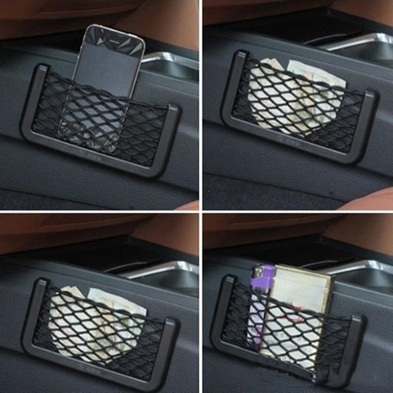Car Net Bag Phone Holder Storage Pocket for Chevrolet Spark Cruze Orlando Aveo Onix Volt