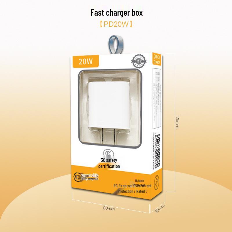 Compatible with Apple 20W PD Charger Head, 3C Certified for iPhone 15 Fast Charging