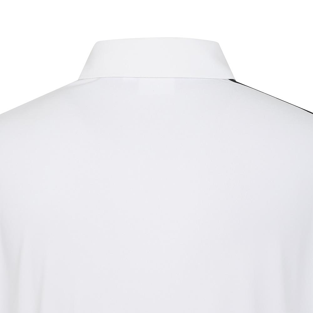 MALBON GOLF One-Point Sleeve Polo Shirt Off White (Man)