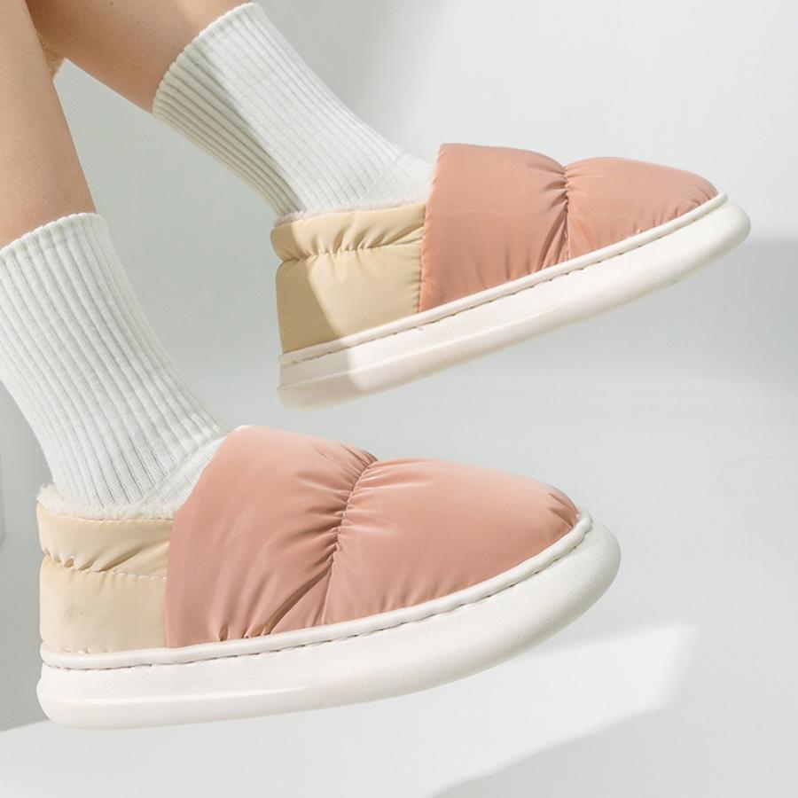 Зимние хлопковые тапочки — фото 7