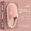 Cotton Slippers for Women In Spring, Autumn, and Winter for Home Use, Indoor Anti Slip Confinement Shoes, Thick Soled Home Warm Couple Slippers