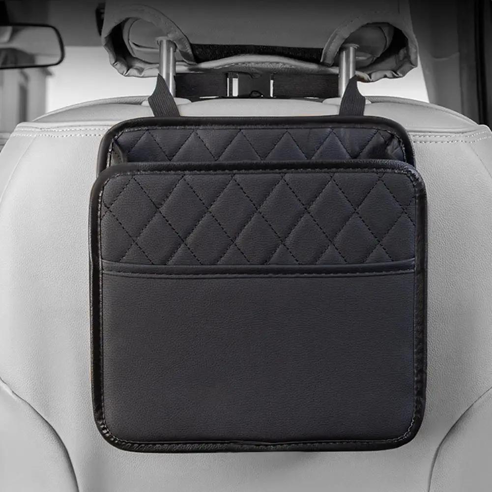 Car Seat Back Storage Bag Hanging Multi-Functional Organizer with Rear Seat Storage Rack for Auto Supplies and Accessories