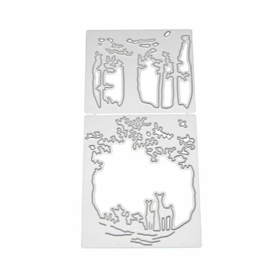

Cutting Die Deer Tree Reusable Metal DIY Embossing Stencil for Scrapbooking