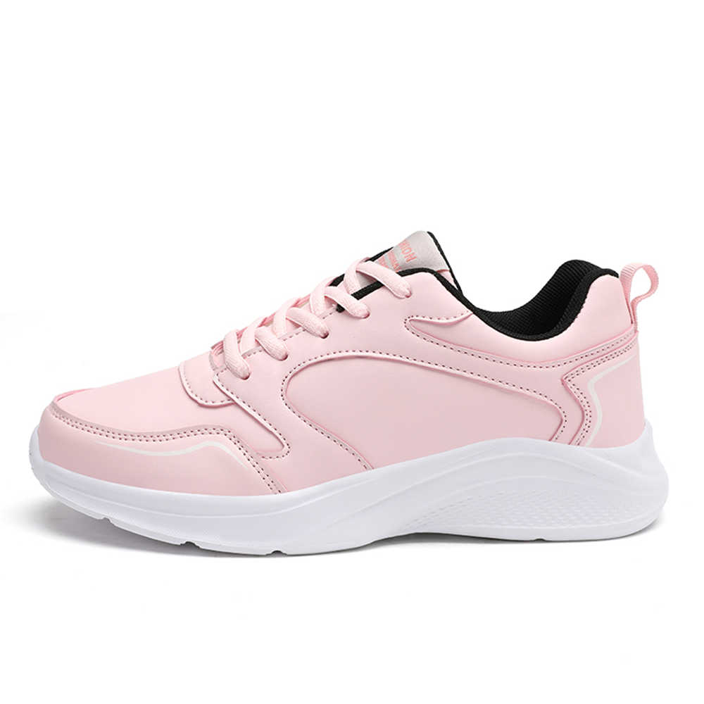 Fashion Round Toe Magenta Brown Women's Shoes Casual Sneakers Ladies Plus Sizes Sports Low Cost Botasky 0 Sneeker 2025 Obuv