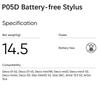 Stylus Pen P05, No Power Supply Required, Supports 8192 Pressure Levels, XPP-en Deco01V2/Deco03/StarG640S