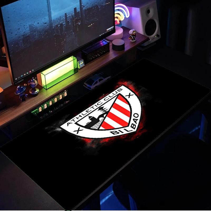 Athletic Club Bilbao Crest Mouse Pad, Rubber Base, Mouse Pad for Gamers and Office Use, Gaming Desk , Easy To Clean Mat Christmas fan gifts