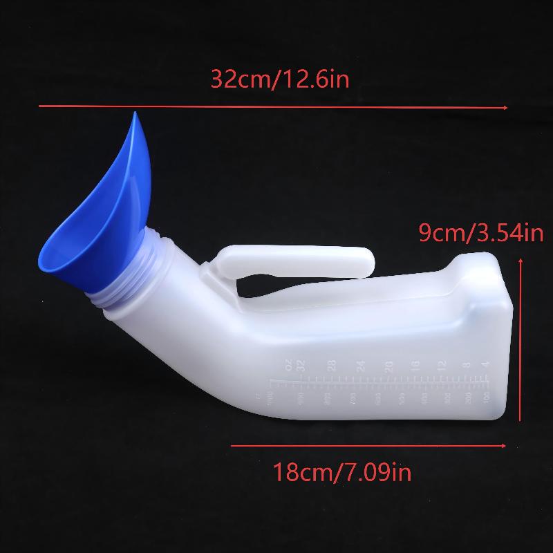 1000ML Leak Proof Unisex Urinal Bottle Portable Toilet for Camping Car Road Trip Outdoor Emergency Use