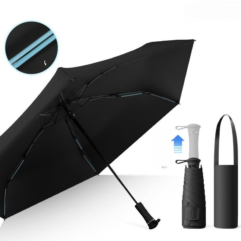 Travel Umbrella Folding Umbrella Lightweight Heat Blocking Windproof Sun  Rain Protection Practical Household Product