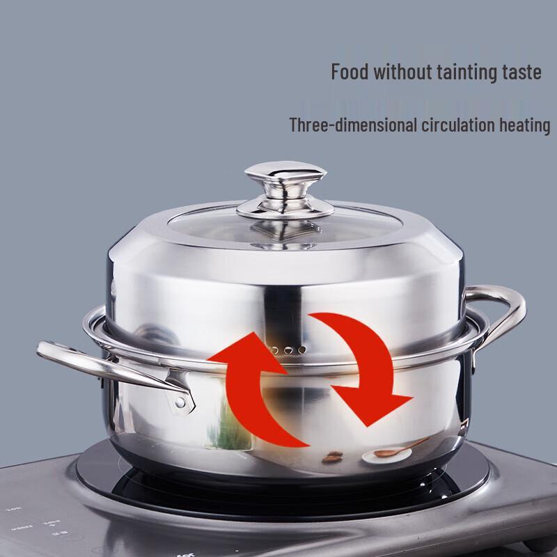 Yi Bo Kapur Stainless Steel Soup Steamer