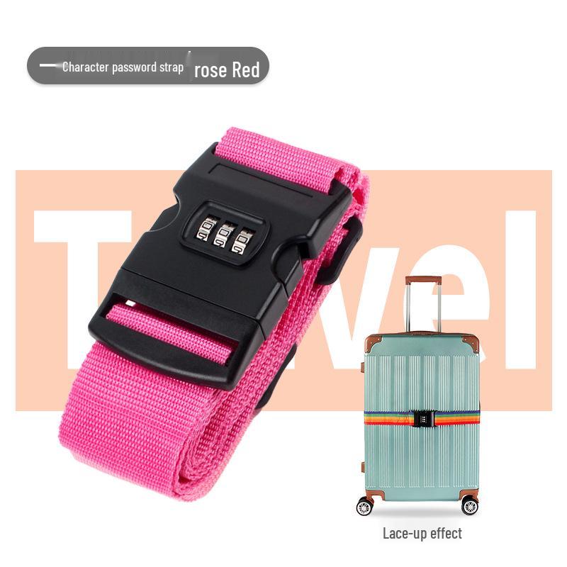 Polypropylene One-Word Luggage Strap for Suitcase Reinforcement with Wheels