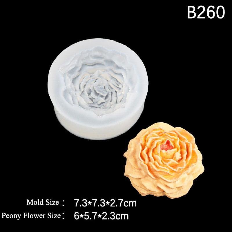 3D Flower Silicone Molds Fondant Craft Cake Candy Chocolate Sugarcraft Ice Pastry Baking Tool Mould Soap Mold Cake Decorator