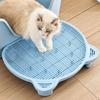 Spritzschutz Katzenstreu-Falle Matte mit doppeltem Entwässerungsdesign für Katzentoilette Einfache Streufang Geringer Wartungsaufwand