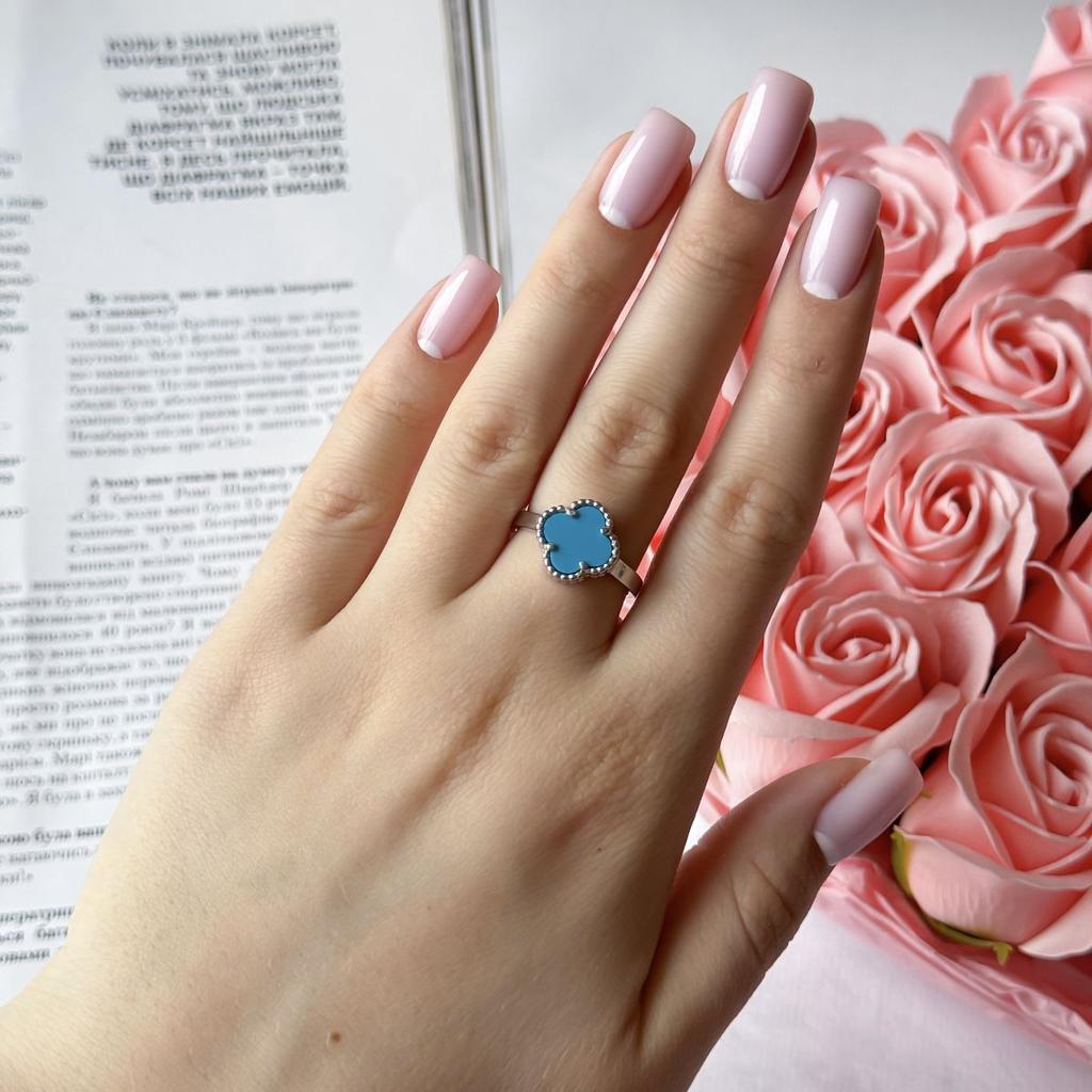 Silver Ring with Turquoise, Product Weight 3.57 G (60001921)