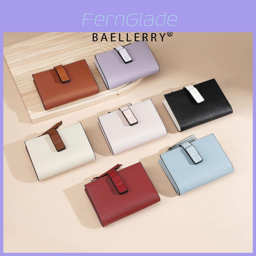 Womens Pu Leather Wallet Card Holder With Zipper And Capacity For Daily Use