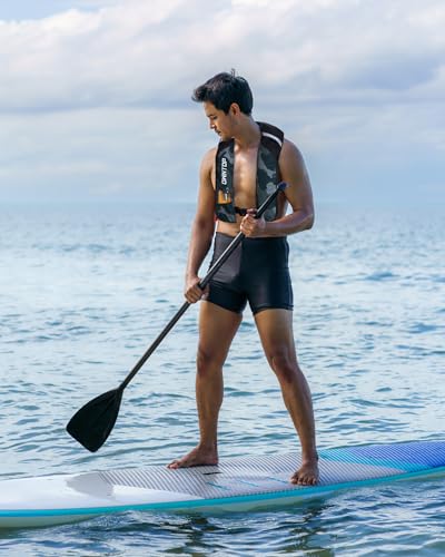 Owntop Automatic Inflatable Life Jacket with Pocket and Transparent Visibility Window, Shoulder Vest Style, Lightweight, for Adults, Fishing and Marin