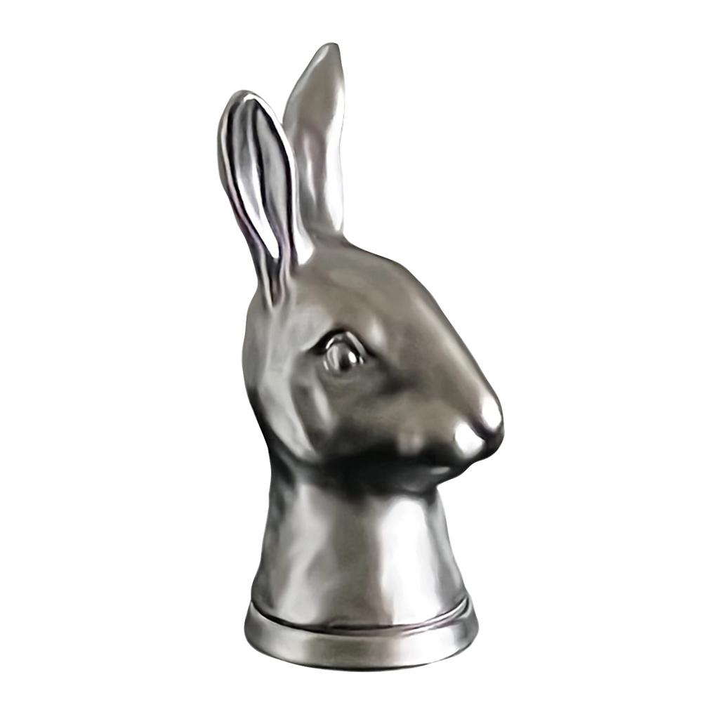 Head Toothpick Holder Creative Animal Shaped Decorative Figurine Silky Desktop Dispenser Cute 3D Statue Storage Jar For Kitchen D