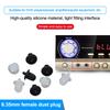 5/10Pcs Silicone Rubber Anti Dust Plugs Interface Dustproof Cover For 6.35mm Audio Jack PC DVD Microphone Socket Accessories