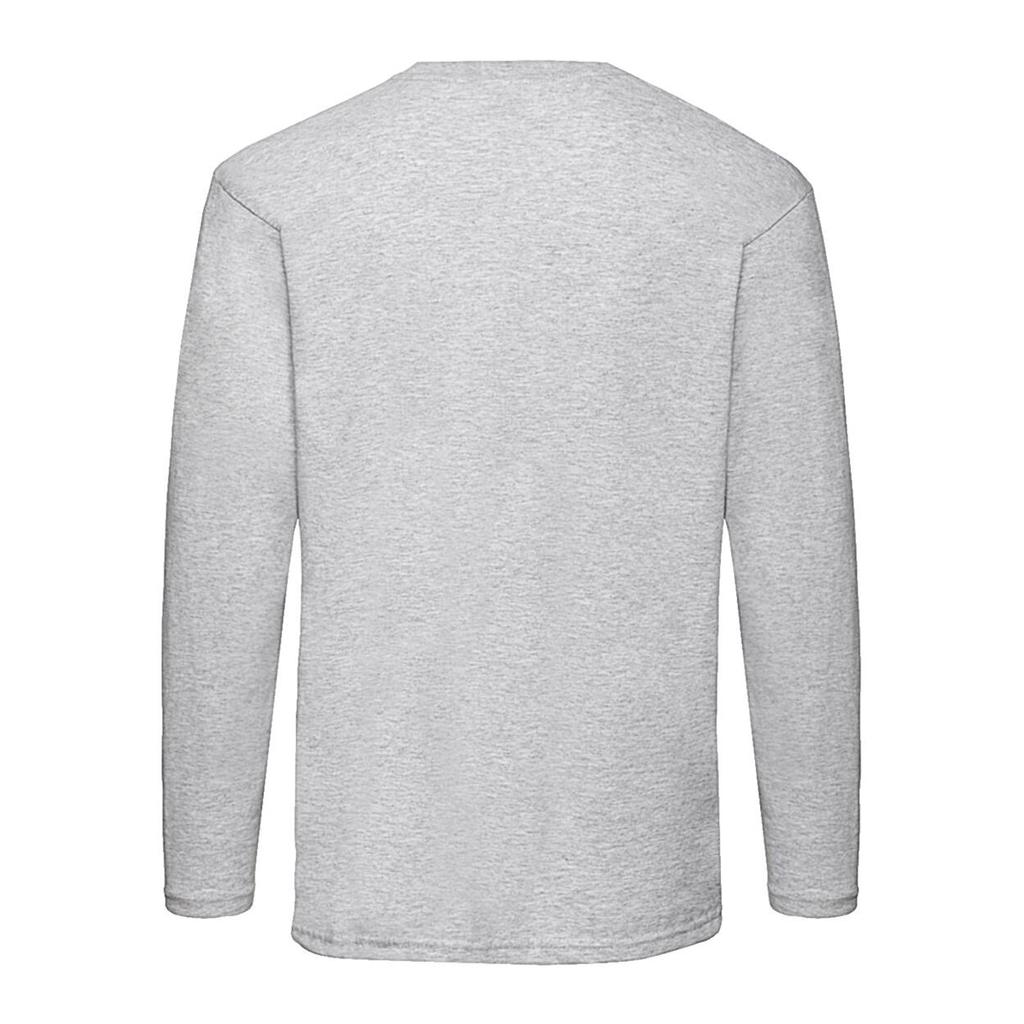 Fruit of the Loom Mens Valueweight Heather Long-Sleeved T-Shirt
