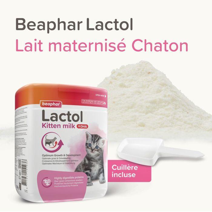 Lait Maternisé Chaton - Beaphar - Lactol - 250g - Enrichi en DHA - Aliment complet pour chatons