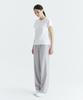 WHOLOVESART Unisex Essential Wide Banding Slacks Mystic Gray