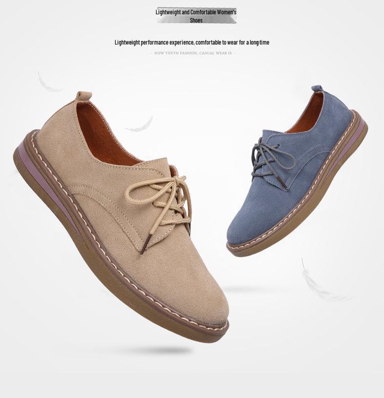 Spring 2020 Casual Ladies' Leather Shoes: British Style for Mothers