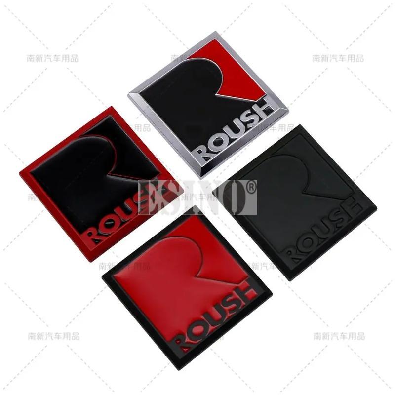 1PC 3D Roush Performance Car Trunk Metal Alloy Adhesive Badge Emblem Body Tailgate Accessories For Mustang Shelby GT GT 500