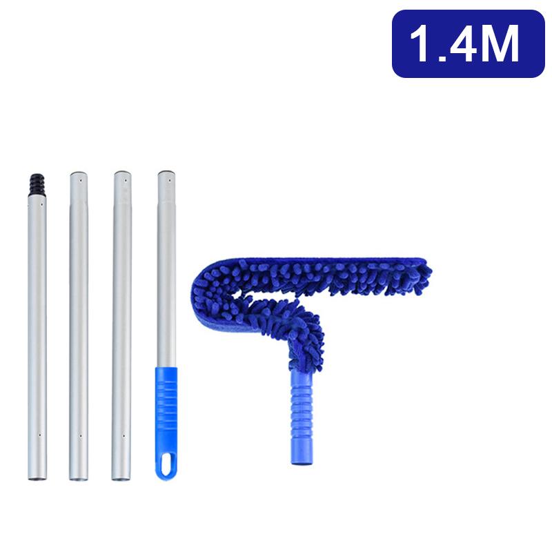 1,4/1,7M Szczotka do czyszczenia wentylatorów sufitowych z długą rączką z mikrofibry, zdejmowana szczotka do usuwania kurzu z sufitu