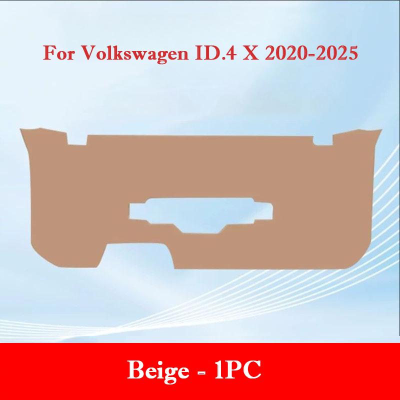 For Volkswagen ID.4 X CROZZ 2020-2026 Car Trunk Door Anti Kick Pad Tailgate Protective Sticker Cargo Liner Interior Accessories