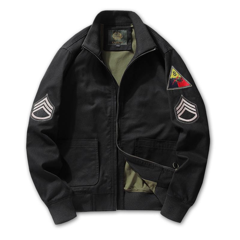 

New Men s Retro Workwear Jacket Casual Jacket Baseball Jacket Fashionable Jacket XXXXXXL