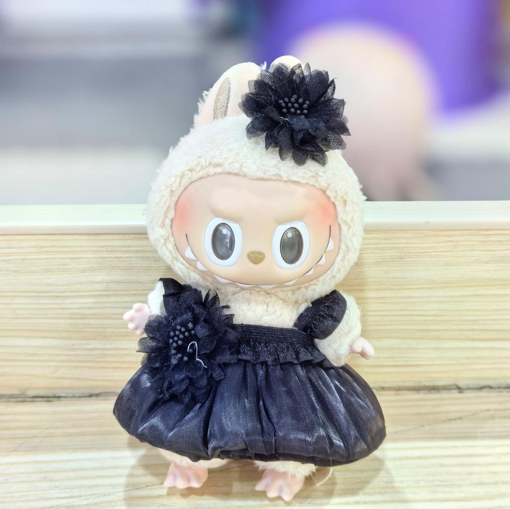 17CM Pendant Doll Baby Clothes First, Second and Third Generation Blind Box Dress Set Accessories