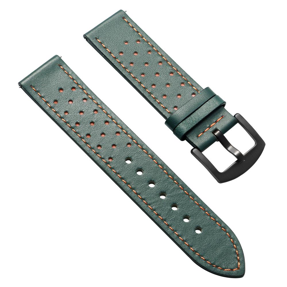Soft Cowhide Leather Watch Strap 20mm 22mm Breathable Business Watchband Men Women for Huawei Watch GT5/4 Band Vintage Bracelet