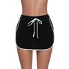 Women Sexy Club Skirt Short Pocket High Waist Skirt