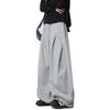 BeatStreet Amerikanische Retro Graue Machete Jogginghose Für Männer Und Frauen Y2k Harajuku Hip-Hop High-Waisted Lässig Locker Jogger Streetwear