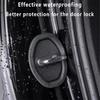 4Pcs Universal Fit Car Door Lock Pad Elastic Door Lock Protective Cushion  All Vehicles