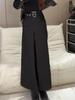 2026 Spring/Summer Women's High-Waist A-Line Midi Skirt with Modern Flare Design
